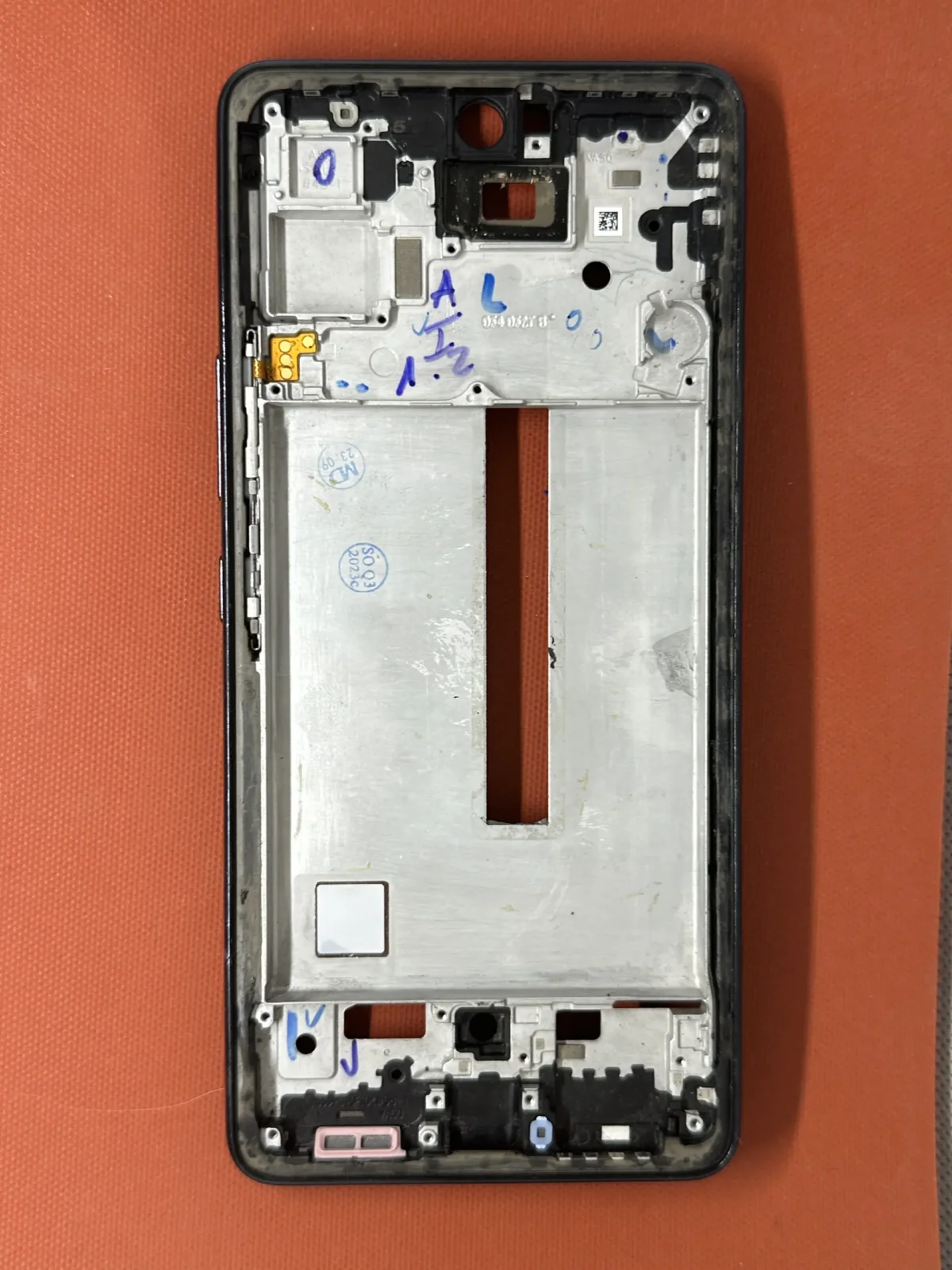 Châssis / Frame LCD Samsung A54 (Couleur Bleu)