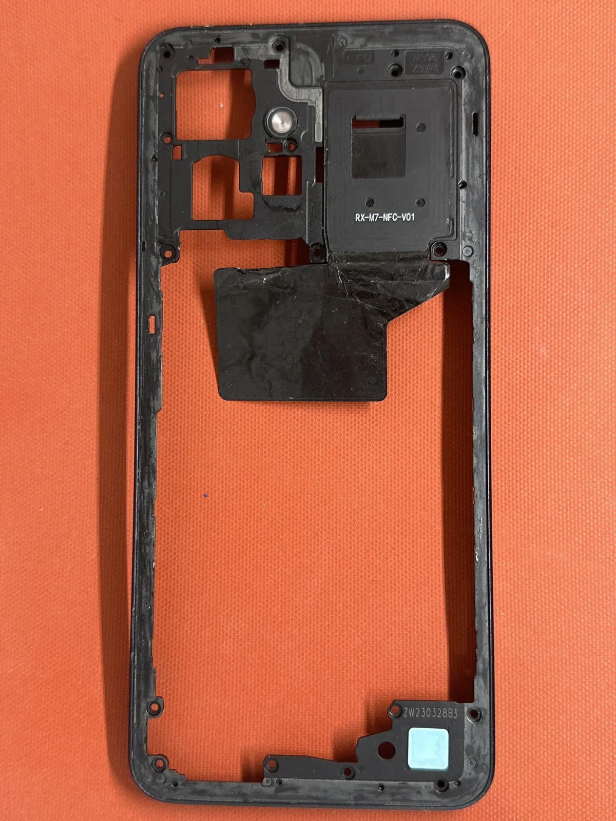 Châssis intermédiaire Redmi Note 12 4G (Couleur Noir)