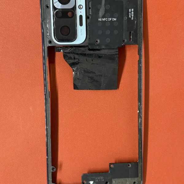 Châssis Redmi Note 10 Pro With Glass Caméra (Couleur Bleu)