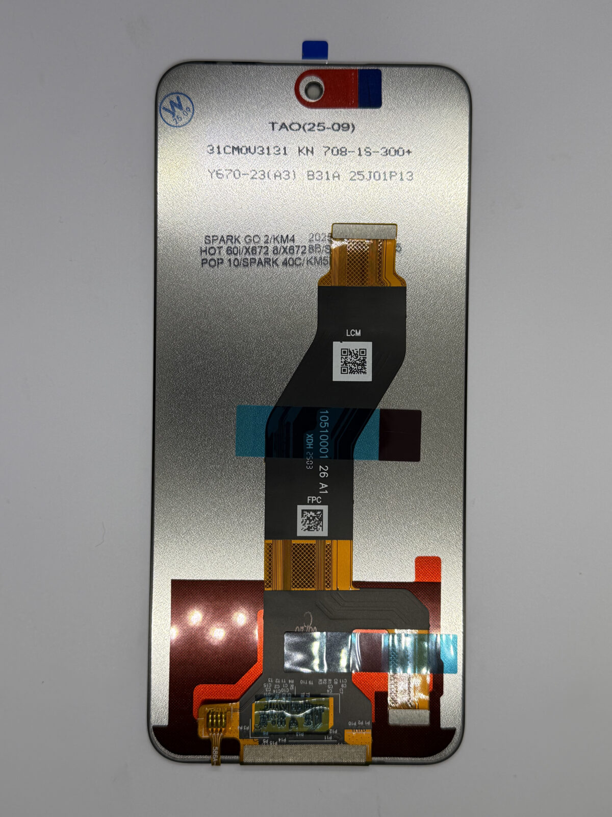 Afficheur INFINIX   HOT 60i / TECNO Spark GO 2 / SPAK 40 / SPARK 40C / POP 10 – SERVICE PACK
